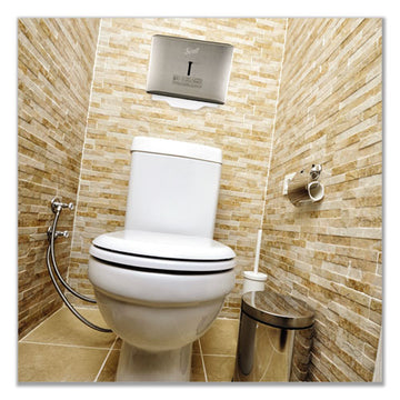 Scott® Personal Seat Cover Dispenser, 16.6 X 2.5 X 12.3, Stainless Steel freeshipping - TVN Wholesale